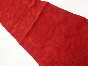 綴れ蜀江華紋模様織出し名古屋帯